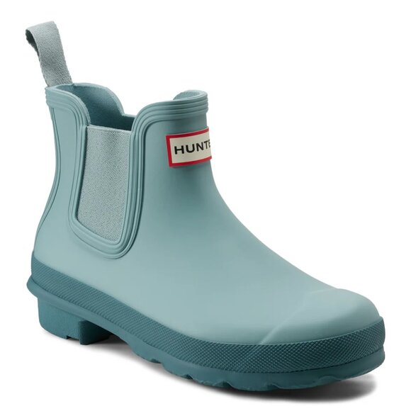 Hunter Women's Original Chelsea Boots in Light Green - Picture 7 of 12